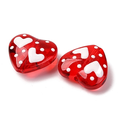 Glass Enamel Beads GLAA-Q125-01A-06-1
