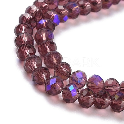 Electroplate Glass Beads Strands EGLA-A034-T1mm-L14-1