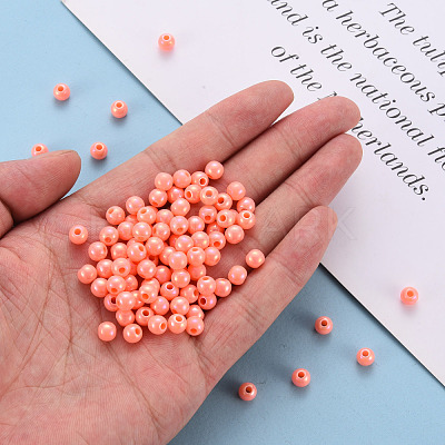 Opaque Acrylic Beads MACR-S370-D6mm-SS2109-1