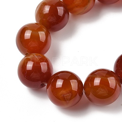 Natural Red Agate(Dyed & Heated) Beads Strands G-H087-A01-20MM-1