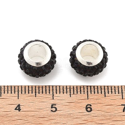 Rondelle Polymer Clay European Beads FIND-U001-01R-1
