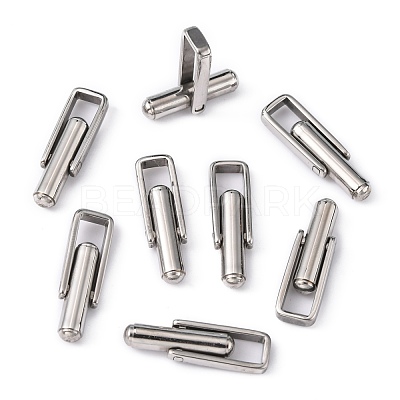 304 Stainless Steel Cuffinks STAS-H052-16-1