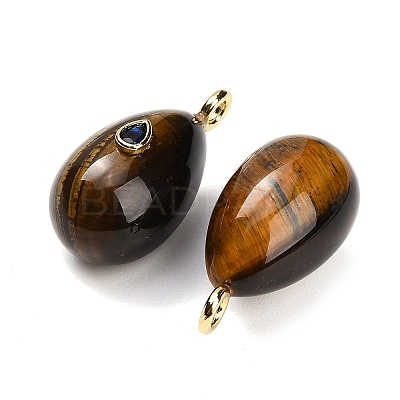 Natural Tiger Eye Pendants GG-CBA4625-02G-01-1