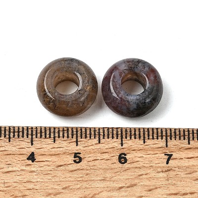 Natural Indian Agate European Large Hole Beads LS-G-Q442-02-1