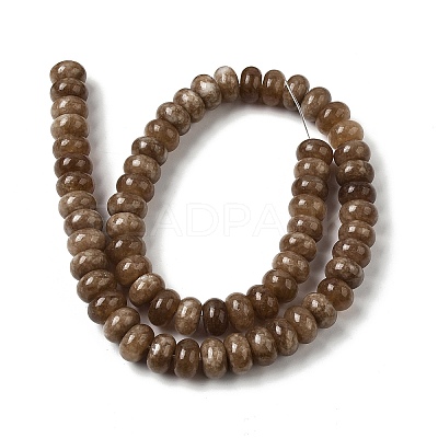 Dyed Natural White Jade Beads Strands G-G107-A31-01-1