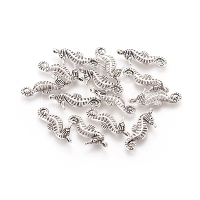 Tibetan Style Alloy Charms TIBEP-A19239-AS-RS-1