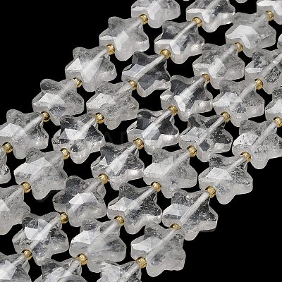 Natural Quartz Crystal Beads Strands G-L657-A07-01-1