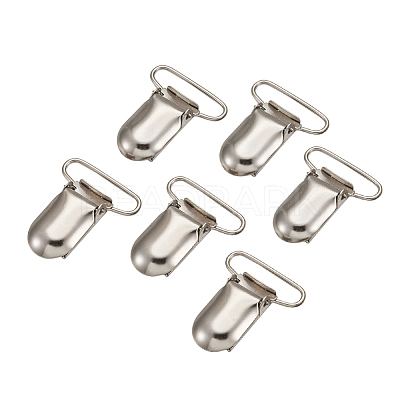 Metal Baby Pacifier Clips AJEW-TA0016-06P-1