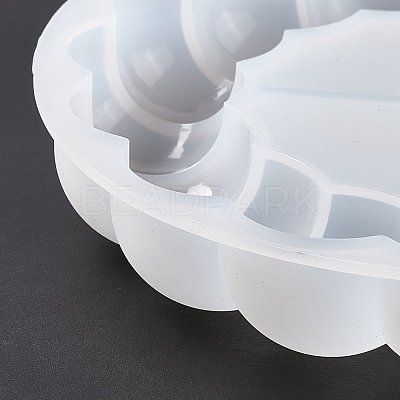 DIY Flower Cup Mat Silicone Molds DIY-E055-34-1
