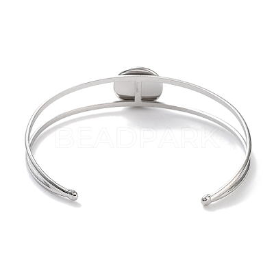 Non-Tarnish 304 Stainless Steel Bracelets Setting Making BJEW-B090-03A-P-1