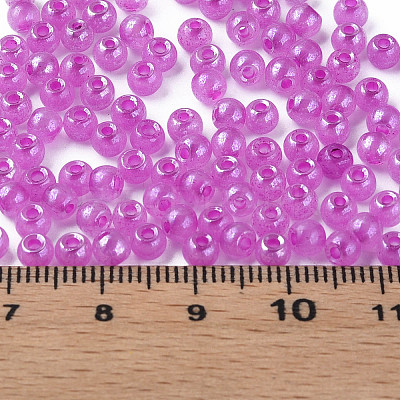 6/0 Imitation Jade Glass Seed Beads X1-SEED-N004-006-03-1