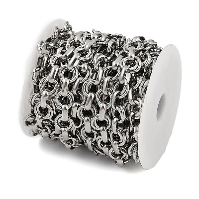 Non-Tarnish 304 Stainless Steel Link Chains CHS-A013-03P-02-1
