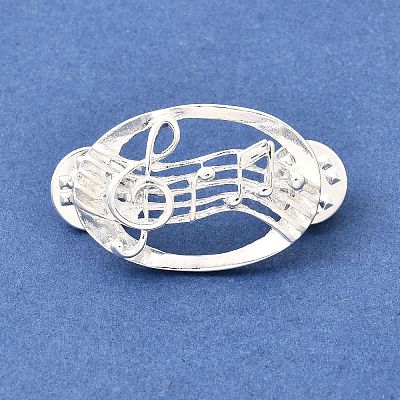 Musical Note Lapel Pin Backs JEWB-K035-02A-S-1