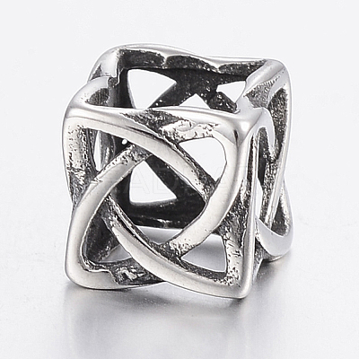 304 Stainless Steel Beads STAS-H440-156AS-1