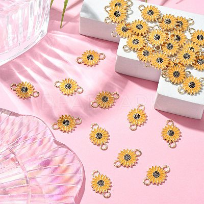 50Pcs Alloy Enamel Connector Charms ENAM-SZ0004-23-1