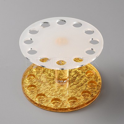 Acrylic Nail Art Brush Pen Holder Stand MRMJ-WH0012-33A-1