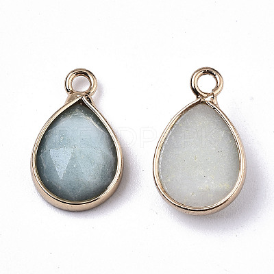 Natural Amazonite Charms X-G-N326-50E-1