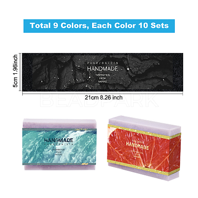 Natural Fragrance Material Theme Pattern Soap Paper Tag DIY-WH0399-69Q-1