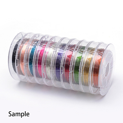 Round Copper Jewelry Wire CWIR-R005-0.3mm-07-1