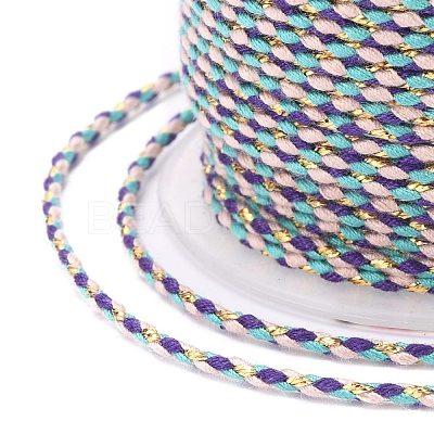 4-Ply Polycotton Cord with Metallic Thread OCOR-Z003-C07-1