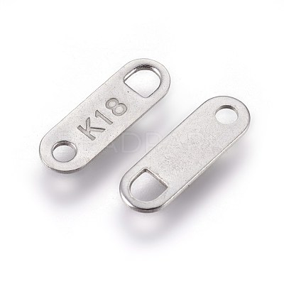 Tarnish Resistant 304 Stainless Steel Chain Tabs STAS-E454-22P-1