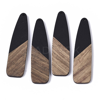 Resin & Walnut Wood Big Pendants X-RESI-S358-98I-1