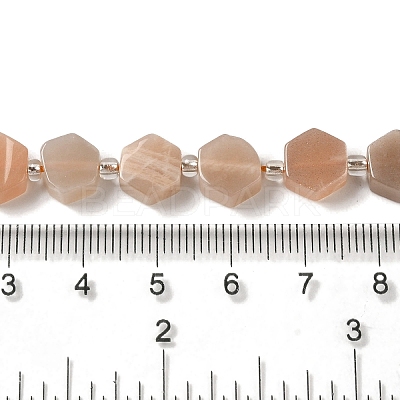 Natural Sunstone Beads Strands G-P534-A09-01-1