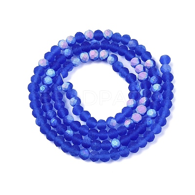 Transparent Glass Beads Strands EGLA-A044-T4mm-MB31-1