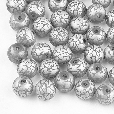 Electroplate Glass Beads EGLA-S178-03G-1