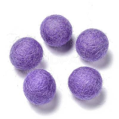 Wool Felt Balls AJEW-P081-A02-1