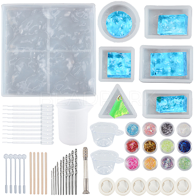 Ocean Water Lines Silicone Molds DIY-OC0001-86-1