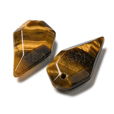 Natural Tiger Eye Pendants G-G052-A04-1