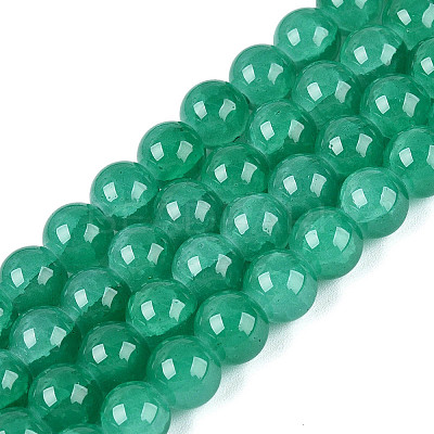 Baking Paint Crackle Glass Bead Strands DGLA-Q023-8mm-YS22-1