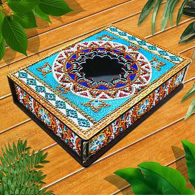 DIY Diamond Jewelry Box Kits DIAM-PW0001-084B-1