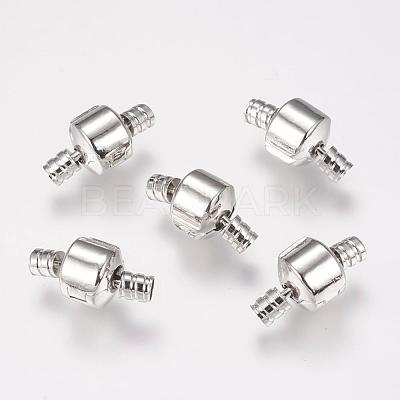 Brass European Clip Clasps KK-G314-03P-1