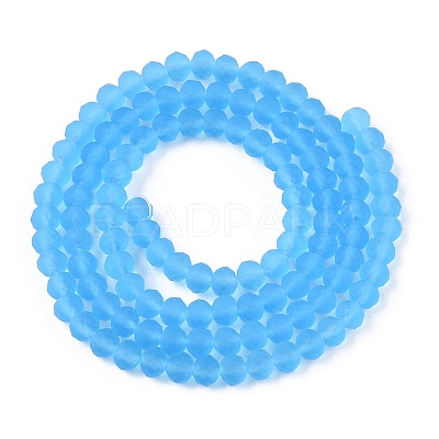 Transparent Glass Beads Strands LS-EGLA-A044-T3mm-MD08-1