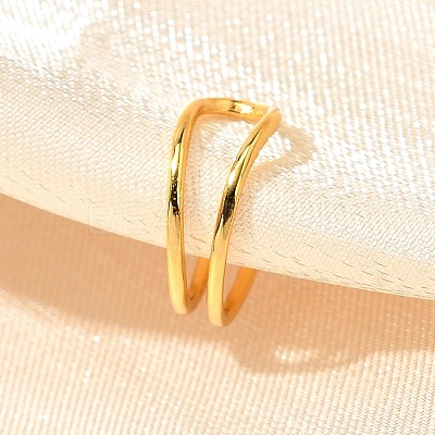 925 Sterling Silver Cuff Earrings for Women EJEW-F360-01A-G-1