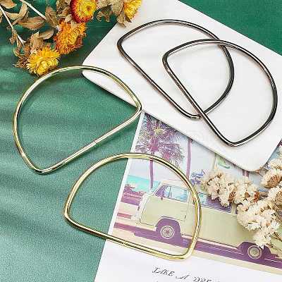 6Pcs 3 Colors Iron Bag Handles FIND-PH0001-22-1