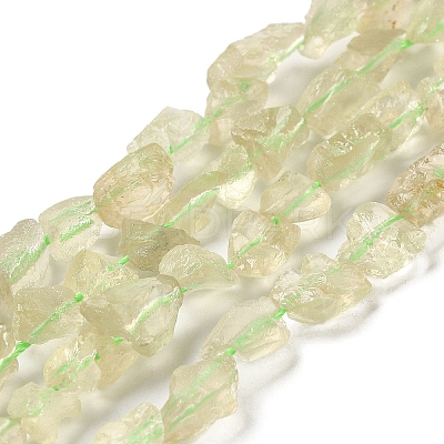 Raw Rough Natural Topaz Crystal Beads Strands G-I283-G05-02-1