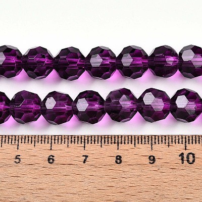 Baking Paint Transparent Glass Beads X1-DGLA-A035-T10mm-A09-1