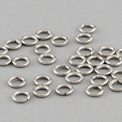 304 Stainless Steel Open Jump Rings STAS-TAG0001-34A-1