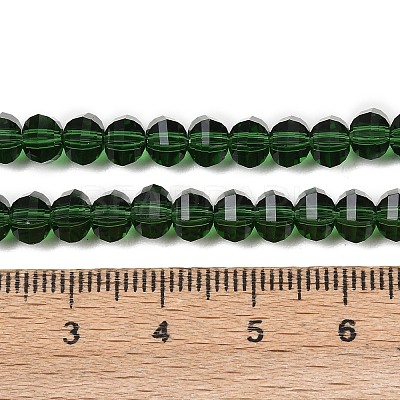 Transparent Glass Beads Strands GLAA-G125-01A-09-1