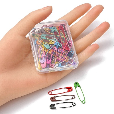 Spray Painted Iron Safety Pins IFIN-YW0001-54-1