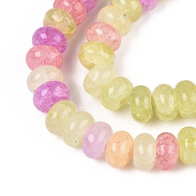Glass Beads Strands GLAA-N059-5x8mm-22-1