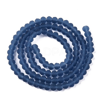 Transparent Glass Beads Strands EGLA-A044-T4mm-MD12-1