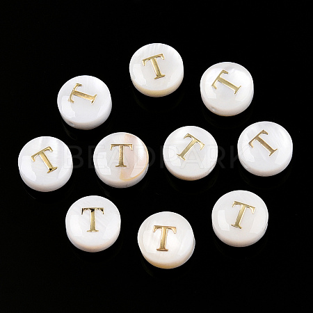 Natural Freshwater Shell Beads SHEL-N036-01T-1