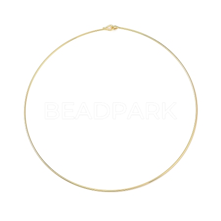 304 Stainless Steel Choker Necklaces NJEW-Q348-04G-1-1