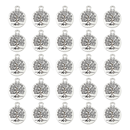 Tibetan Style Alloy Pendants FIND-DC0006-12B-1
