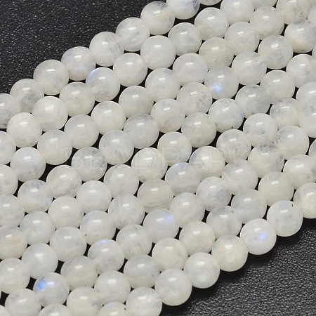 Natural Rainbow Moonstone Beads Strands G-P335-12-6mm-1