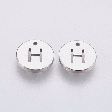 Non-Tarnish 304 Stainless Steel Charms STAS-P212-15P-13-1